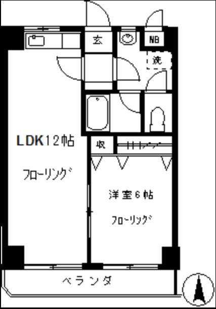 【学大最寄】１LDK、12万円、駅徒歩5分のマンションあります！