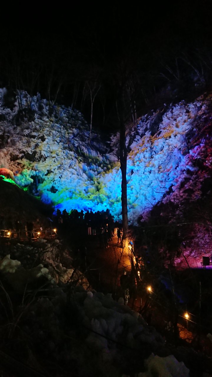 埼玉の氷柱