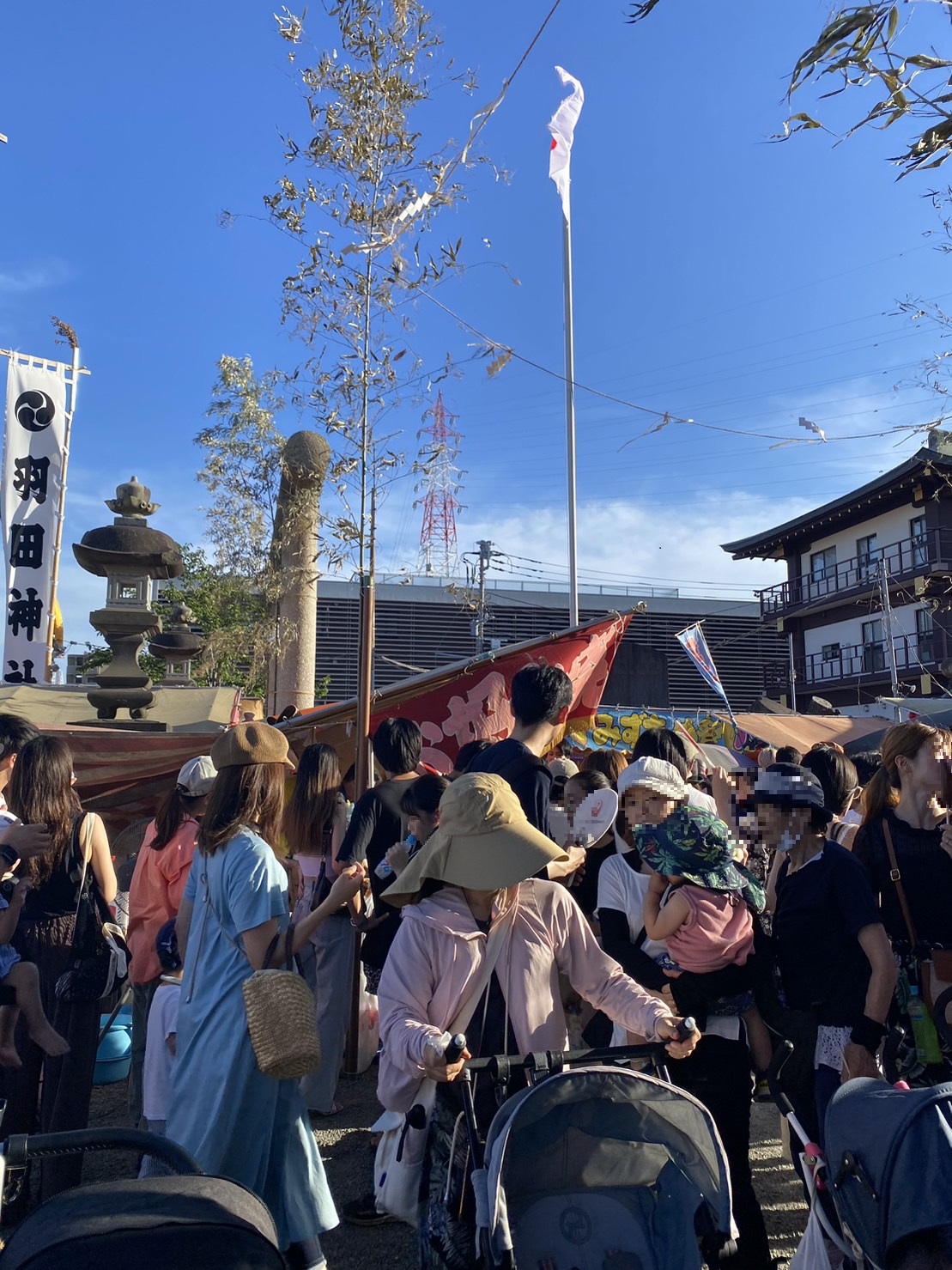 羽田神社でもお祭りわっしょい！