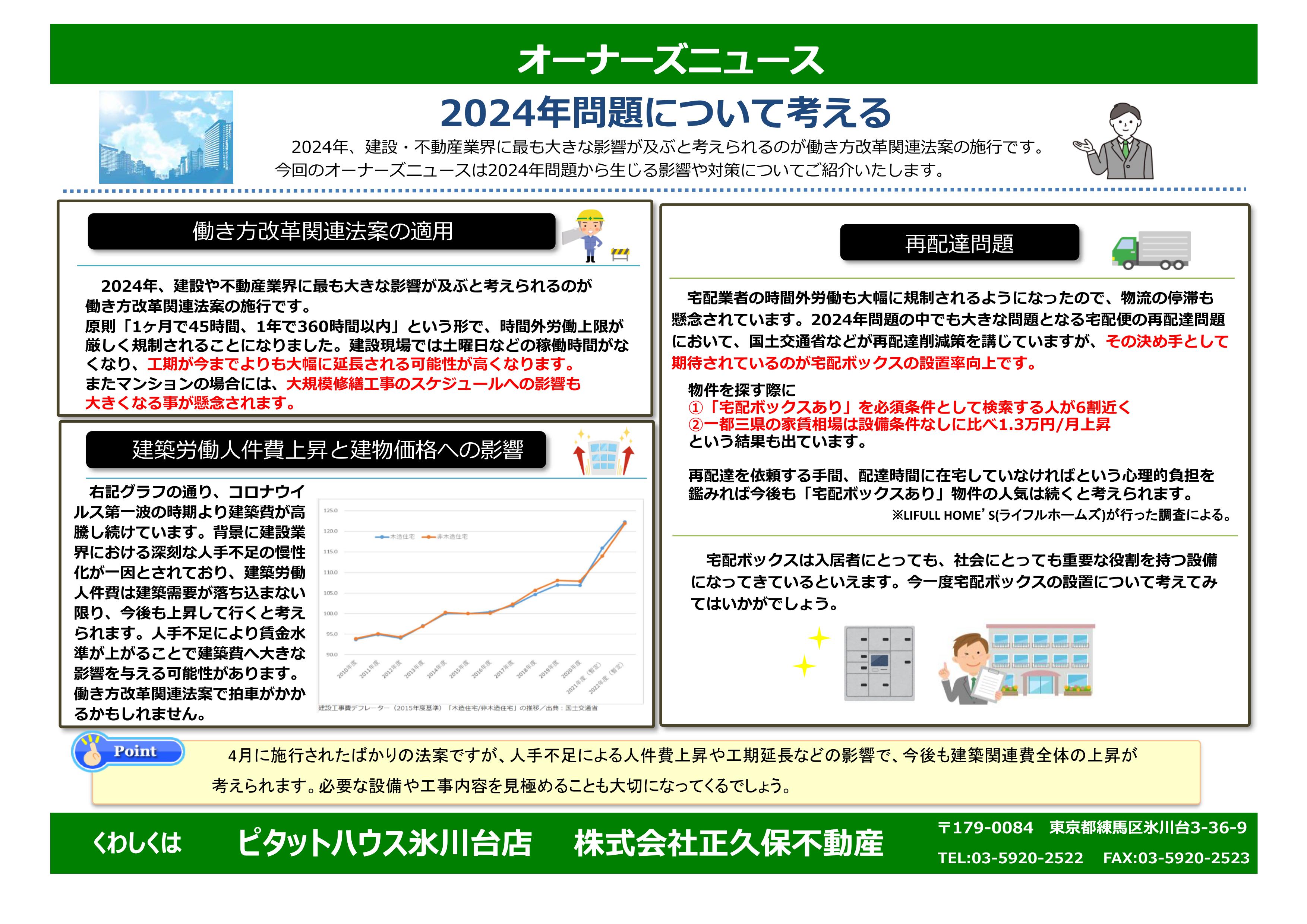 2024年問題について考える